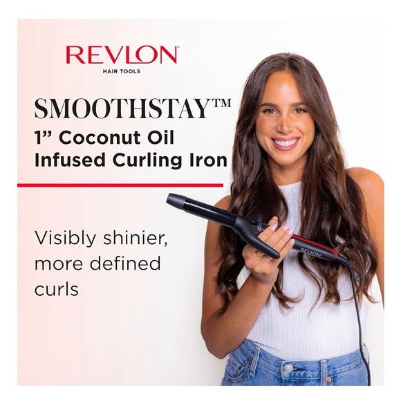 Revlon Hair Curling iron infused with Coconut oil NWT - Picture 2 of 5